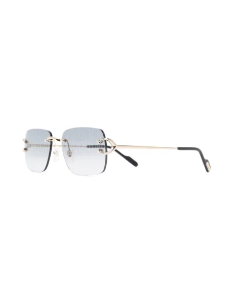 Buy Cartier Decal Lens Pattern Sunglasses With Crypto