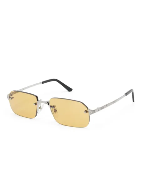 Buy Cartier Rectangle Frame Sunglasses With Crypto