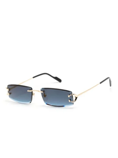 Buy Cartier Rectangle Frame Sunglasses With Crypto